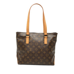 ルイ ヴィトン モノグラム カバ ピアノ トートバッグ ショルダーバッグ M51148 ブラウン PVC レザー レディース LOUIS VUITTON 【中古】