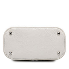 シャネル マトラッセ ココマーク チェーン ショルダーバッグ ハンドバッグ ホワイト クリア レザー ビニール レディース CHANEL 【中古】