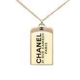 シャネル ココマーク 31 RUE CAMBON ル カンボン チェーン ペンダント ネックレス 07C刻印 ゴールド メッキ レディース CHANEL 【中古】