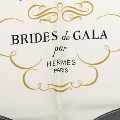 エルメス カレ90 BRIDES de GALA 式典用馬勒 スカーフ 大判 ピンク マルチカラー シルク レディース HERMES 【中古】