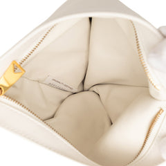 ボッテガヴェネタ ミニ ザ ツイスト ハンドバッグ ホワイト レザー レディース BOTTEGAVENETA 【中古】