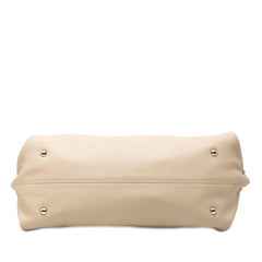 サルヴァトーレフェラガモ ガンチーニ ハンドバッグ ショルダーバッグ 2WAY アイボリー レザー レディース Salvatore Ferragamo 【中古】