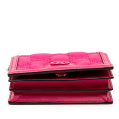 グッチ GGマーモント マトラッセ ミニハンドバッグ ショルダーバッグ 2WAY 723777 ピンク ナイロン レザー レディース GUCCI 【中古】