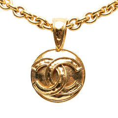 シャネル ココマーク ヴィンテージ チェーン ペンダント ネックレス 94P刻印 ゴールド メッキ レディース CHANEL 【中古】