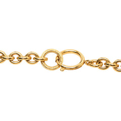 シャネル ココマーク ヴィンテージ チェーン ペンダント ネックレス 94P刻印 ゴールド メッキ レディース CHANEL 【中古】