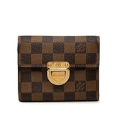 ルイ ヴィトン ダミエ ポルトフォイユ コアラ 三つ折り財布 N60005 ブラウン PVC レザー レディース LOUIS VUITTON 【中古】