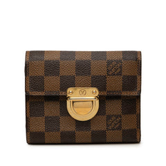 ルイ ヴィトン ダミエ ポルトフォイユ コアラ 三つ折り財布 N60005 ブラウン PVC レザー レディース LOUIS VUITTON 【中古】