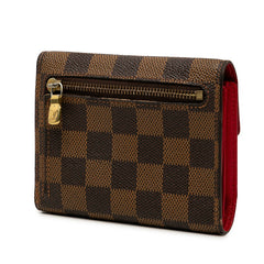 ルイ ヴィトン ダミエ ポルトフォイユ コアラ 三つ折り財布 N60005 ブラウン PVC レザー レディース LOUIS VUITTON 【中古】