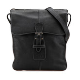 ロエベ 斜め掛け ショルダーバッグ ブラック グレインカーフレザー レディース LOEWE 【中古】