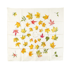 エルメス カレ90 Walk in the Park スカーフ ホワイト マルチカラー シルク レディース HERMES 【中古】