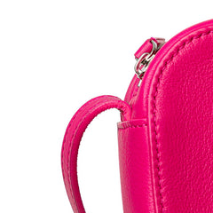 バレンシアガ エブリディ 斜め掛け ショルダーバッグ カメラバッグ 552372 ピンク レザー レディース BALENCIAGA 【中古】