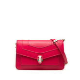 ブルガリ セルペンティ フォーエバー ショルダーバッグ ピンク レザー レディース BVLGARI 【中古】