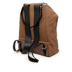 ロエベ ゴヤ スカル リュック デイパック バックパック ベージュ キャンバス レザー メンズ LOEWE 【中古】