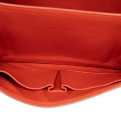 セリーヌ クラシックボックス ミディアム ショルダーバッグ レッド レザー レディース CELINE 【中古】