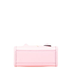 グッチ × ばなにゃ ミニハンドバッグ ショルダーバッグ 2WAY 671623 ピンク レザー レディース GUCCI 【中古】