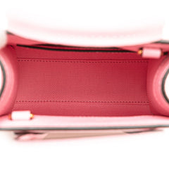 グッチ × ばなにゃ ミニハンドバッグ ショルダーバッグ 2WAY 671623 ピンク レザー レディース GUCCI 【中古】