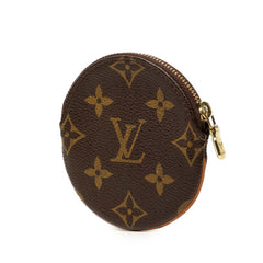 ルイ ヴィトン モノグラム ポルトモネ ロン コインケース 小銭入れ M61926 ブラウン PVC レザー レディース LOUIS VUITTON 【中古】