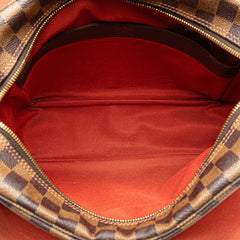 ルイ ヴィトン ダミエ ナヴィグリオ 斜め掛け ショルダーバッグ N45255 ブラウン PVC レザー レディース LOUIS VUITTON 【中古】