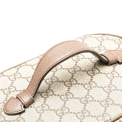 グッチ GGスプリーム オフィディア ミラー付き バニティバッグ ハンドバッグ 611001 ベージュ マルチカラー PVC レザー レディース GUCCI 【中古】