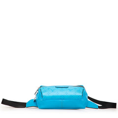 ルイ ヴィトン タイガラマ バムバッグ アウトドア ボディバッグ ウエストバッグ M30459 ラグーンブルー レザー レディース LOUIS VUITTON 【中古】