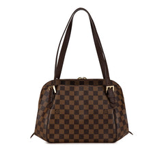 ルイ ヴィトン ダミエ ベレムMM ショルダーバッグ N51174 ブラウン PVC レザー レディース LOUIS VUITTON 【中古】