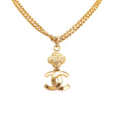 シャネル ヴィンテージ ココマーク ネックレス ゴールド メッキ レディース CHANEL 【中古】