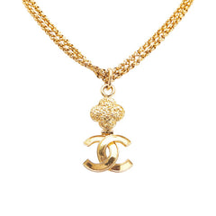 シャネル ヴィンテージ ココマーク ネックレス ゴールド メッキ レディース CHANEL 【中古】