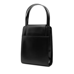 カルティエ サファイアライン ハンドバッグ ブラック レザー レディース CARTIER 【中古】
