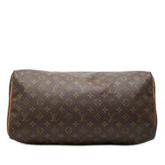 ルイ ヴィトン モノグラム スピーディ40 ハンドバッグ ボストンバッグ M41522 ブラウン PVC レザー レディース LOUIS VUITTON 【中古】