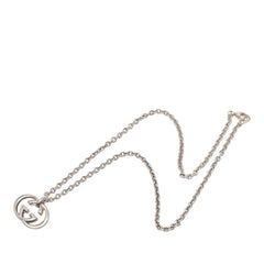 グッチ インタロッキングG チェーン ペンダント ネックレス SV925 シルバー レディース GUCCI 【中古】