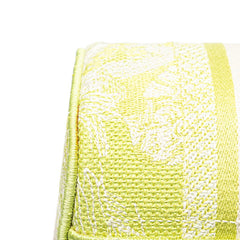 ディオール トワル ジュ ドゥイ バニティバッグ ハンドバッグ ショルダーバッグ 2WAY グリーン ジャガード レディース Dior 【中古】