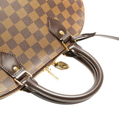 ルイ ヴィトン ダミエ アルマMM ハンドバッグ N41247 ブラウン PVC レザー レディース LOUIS VUITTON 【中古】