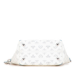 ルイ ヴィトン マヒナ ヒナPM ハンドバッグ ショルダーバッグ 2WAY M56199 スノー ホワイト ブルー オラージュ レザー レディース LOUIS VUITTON 【中古】