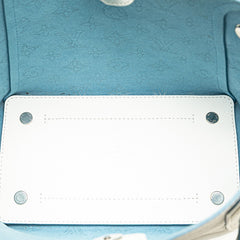 ルイ ヴィトン マヒナ ヒナPM ハンドバッグ ショルダーバッグ 2WAY M56199 スノー ホワイト ブルー オラージュ レザー レディース LOUIS VUITTON 【中古】