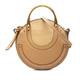 クロエ ピクシー ハンドバッグ ショルダーバッグ 2WAY ブラウン ベージュ スウェード レザー レディース Chloe 中古