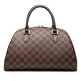 ルイ ヴィトン ダミエ リベラMM ハンドバッグ ミニボストンバッグ N41434 エベヌ ブラウン PVC レザー レディース LOUIS VUITTON 【中古】