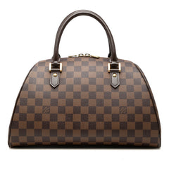 ルイ ヴィトン ダミエ リベラMM ハンドバッグ ミニボストンバッグ N41434 エベヌ ブラウン PVC レザー レディース LOUIS VUITTON 【中古】