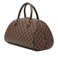 ルイ ヴィトン ダミエ リベラMM ハンドバッグ ミニボストンバッグ N41434 エベヌ ブラウン PVC レザー レディース LOUIS VUITTON 【中古】