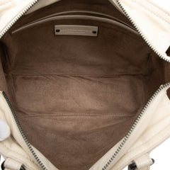 ボッテガヴェネタ イントレチャート ハンドバッグ ショルダーバッグ 2WAY アイボリー レザー レディース BOTTEGAVENETA 【中古】