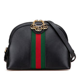 グッチ オフィディア 斜め掛け ショルダーバッグ 719881 ブラック レザー レディース GUCCI 【中古】