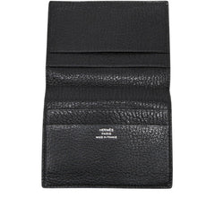 エルメス エブリン カードケース ブラック シェーブル レディース HERMES 【中古】