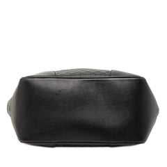 グッチ マイクログッチシマ ハンドバッグ ショルダーバッグ 2WAY 449241 ブラック レザー レディース GUCCI 【中古】