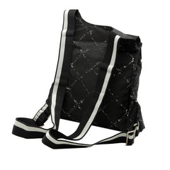 シャネル トラベルライン リュック バックパック ブラック ナイロン レディース CHANEL 【中古】