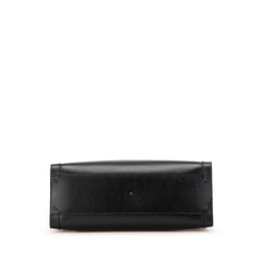 グッチ バンブー ダイアナ ラージ シェリーライン トートバッグ ショルダーバッグ 2WAY 703218 ブラック レザー レディース GUCCI 【中古】