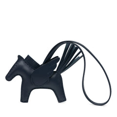 エルメス ロデオ ペガサスPM チャーム ネイビー アニョーミロ レディース HERMES 【中古】