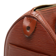ルイ ヴィトン エピ スピーディ25 ハンドバッグ ミニボストンバッグ M43013 ケニアブラウン レザー レディース LOUIS VUITTON 【中古】