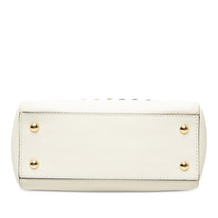 フェンディ ドットコム クリック チェーン ショルダーバッグ 8BN299 ホワイト レザー レディース FENDI 中古