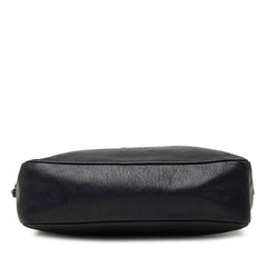 サンローラン ルー 斜め掛け ショルダーバッグ タッセル カメラバッグ 470299 ネイビー レザー レディース SAINT LAURENT 中古