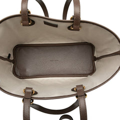 グッチ GGスプリーム トートバッグ 765043 ブラウン PVC レザー レディース GUCCI 【中古】