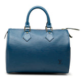 ルイ ヴィトン エピ スピーディ25 ハンドバッグ ミニボストンバッグ M43015 トレドブルー レザー レディース LOUIS VUITTON 【中古】